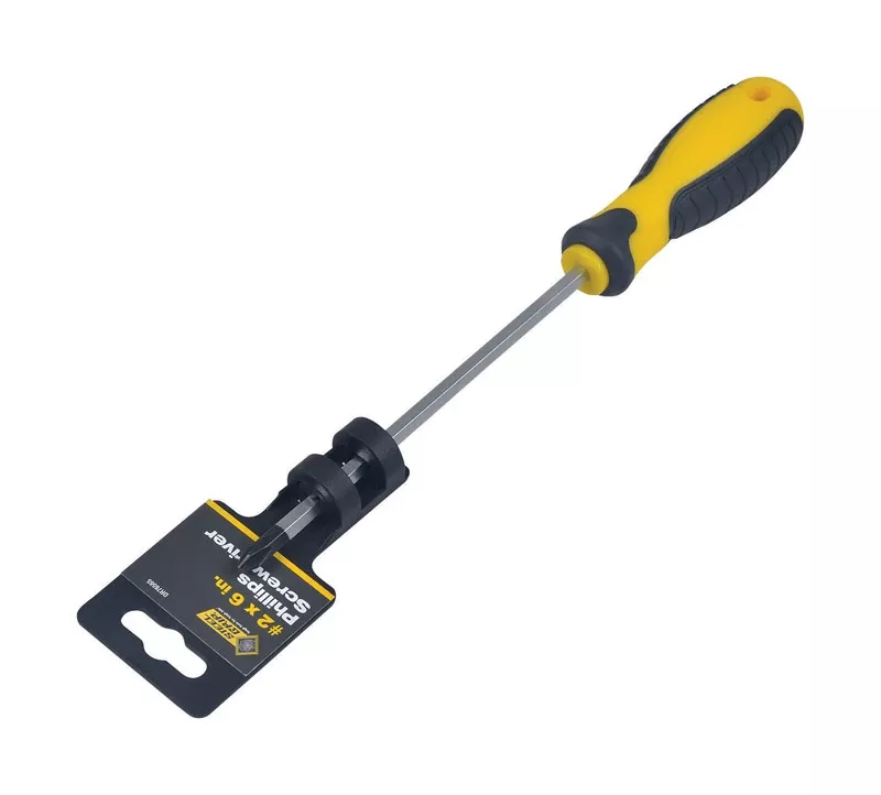 #2 X 6 Inch Phillips Screwdriver With Comfort Grip Handle