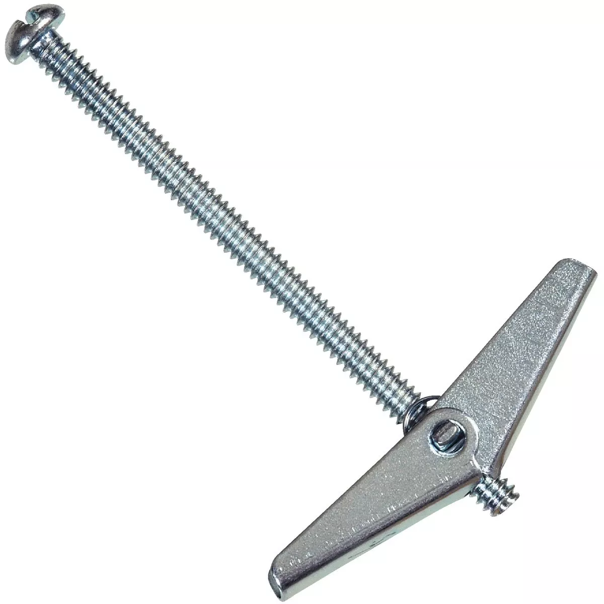 3/16 In. D X 4 In. L Round Zinc-Plated Steel Toggle Bolt 2 Pk