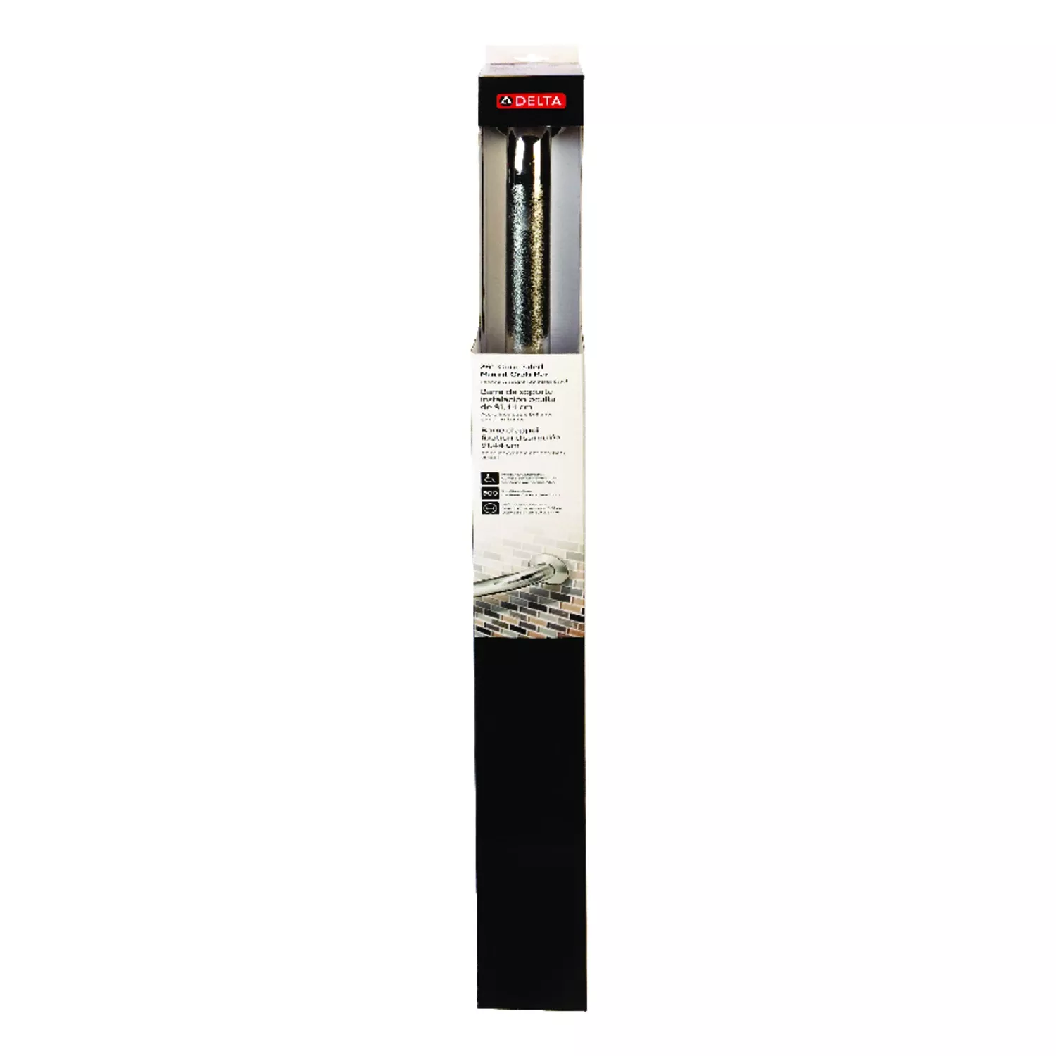 36 In. L Ada Compliant Peened Stainless Steel Grab Bar – Model D5636ps