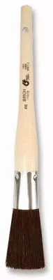 #4 Oval Sash Brush, China Bristle With Wood Handle