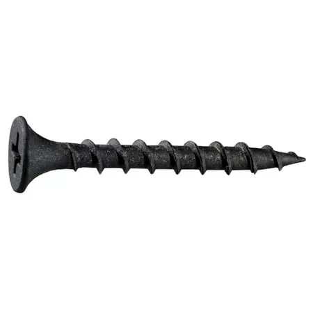 #6 X 1-1/4 Black Phosphate Coarse Phillips Bugle Head Drywall Screws – 100 Count