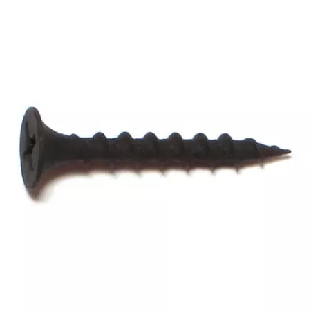 #6 X 1-1/8 Black Phosphate Phillips Bugle Head Coarse Drywall Screws