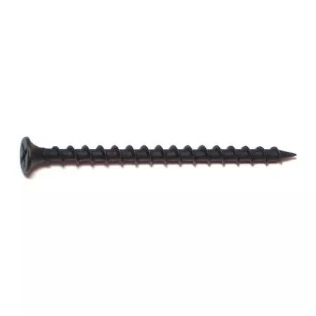 #6 X 1-5/8 Black Phosphate Coarse Phillips Bugle Head Drywall Screws – 100 Count