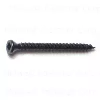 #6 X 1-5/8 Black Phosphate Square Drive Trim Head Drywall Screws – 100 Count