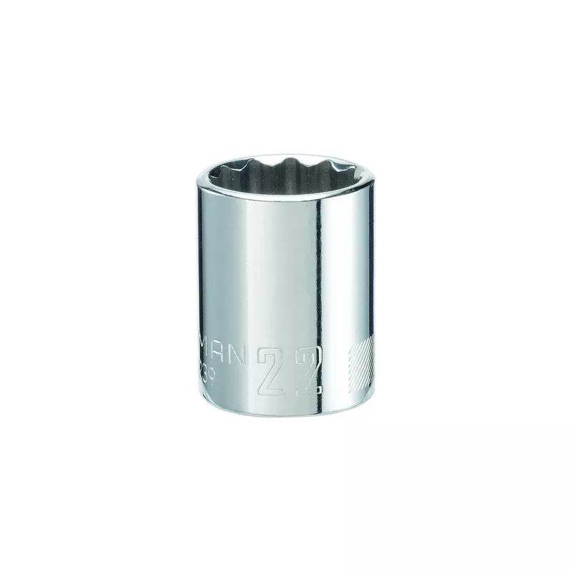 CM SCKT 1/2 DR 22MM 12PT