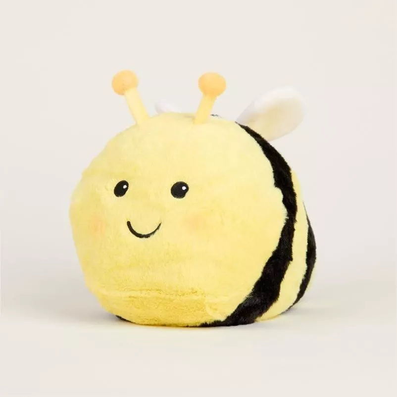 Microwavable Bee Plush Toy – Multicolor Comfort Companion