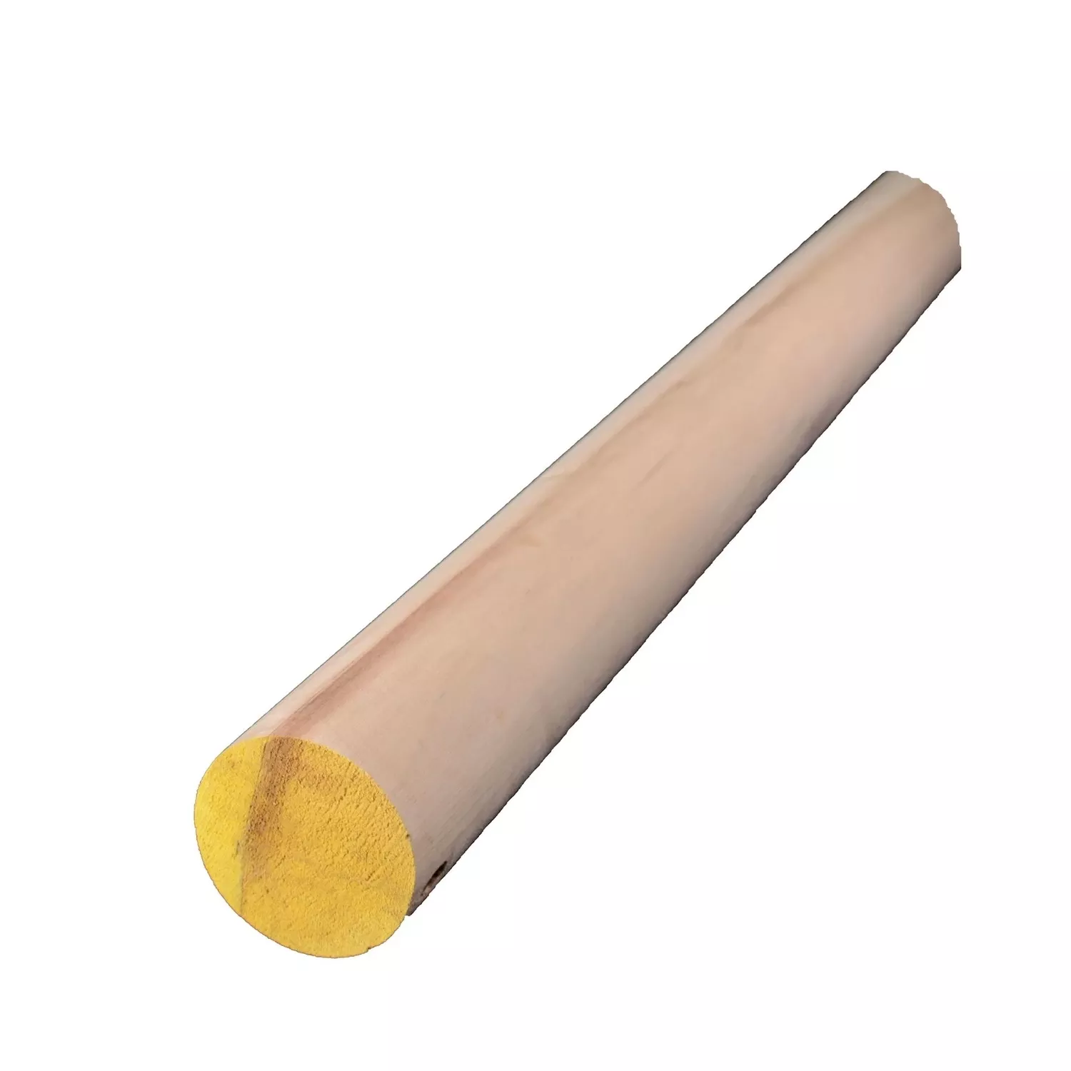 Round Ramin Hardwood Dowel 2 In. D X 36 In. L 1 Pk Yellow