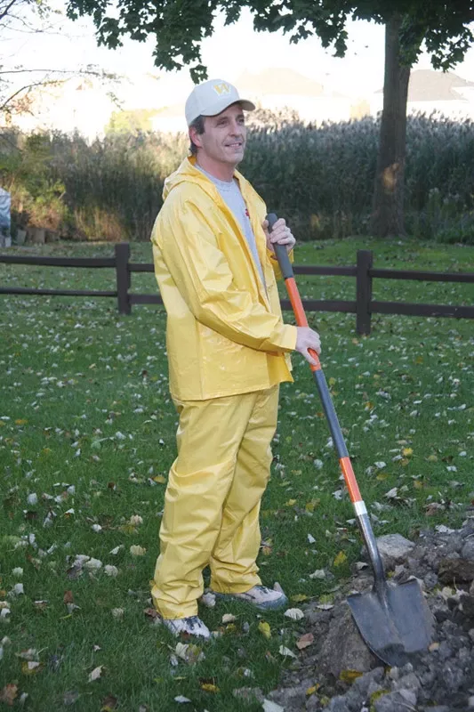 Yellow Vinyl Rain Suit X-large Unisex Waterproof Apparel