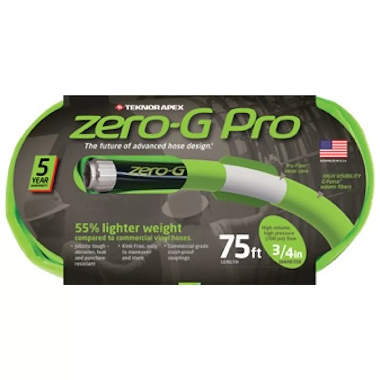 ZEROGPRO 3/4IN75FT HOSE