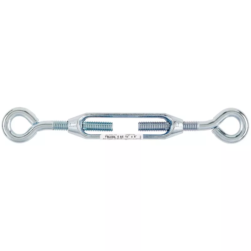 Zinc-Plated Aluminum/Steel 0.327 In. D Turnbuckle 350 Lb 8 In. L