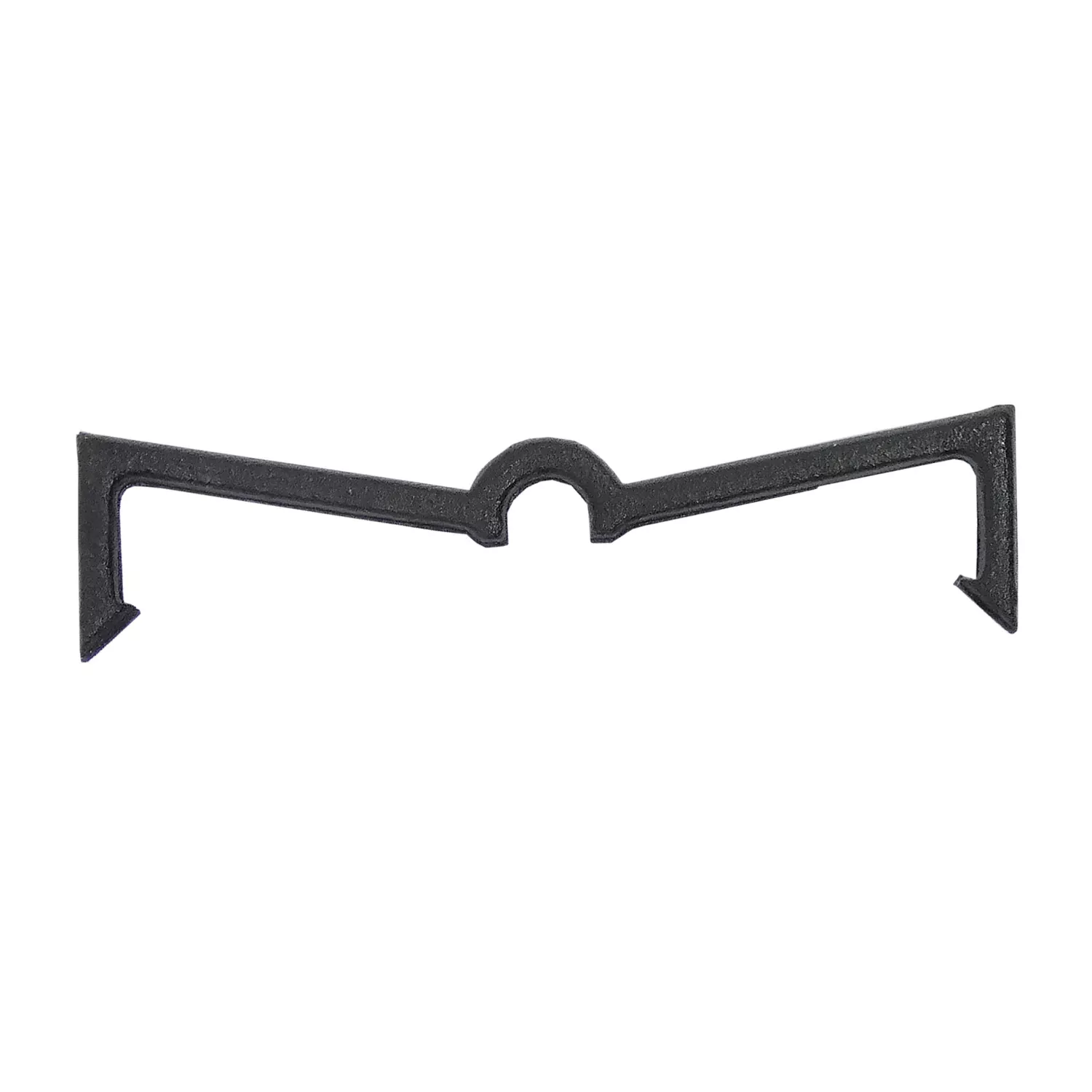 Zinc Plated Black Plastic 0.05 In. Peg Hook Locks 25 Pk