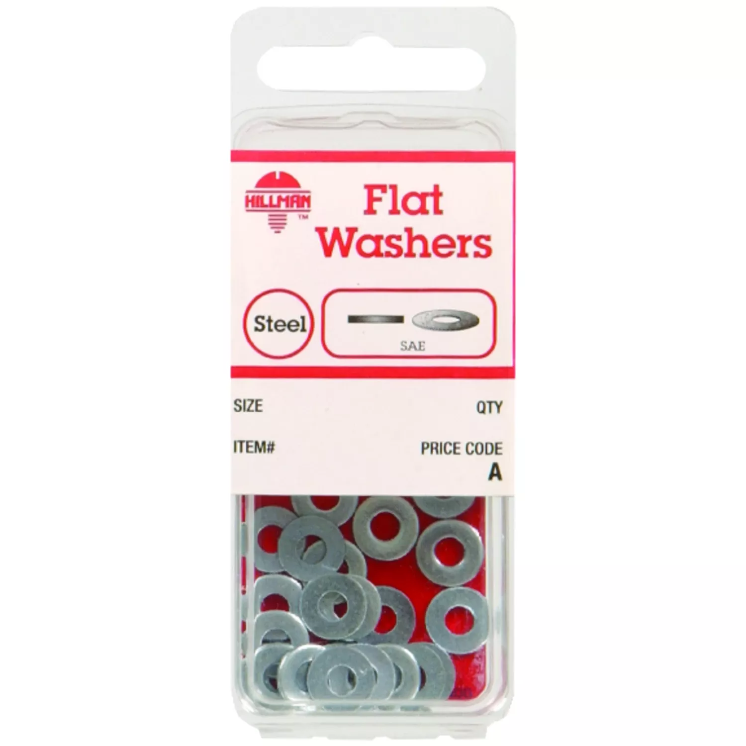 Zinc-Plated Steel 5/32 In. SAE Flat Washer 1 Pk