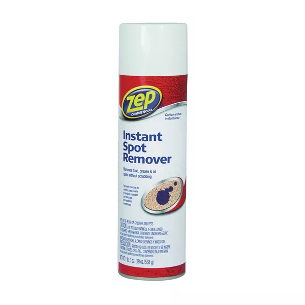 ZUSPOT19 Instant Spot Remover, 19 oz Aerosol Can, Liquid, Clear